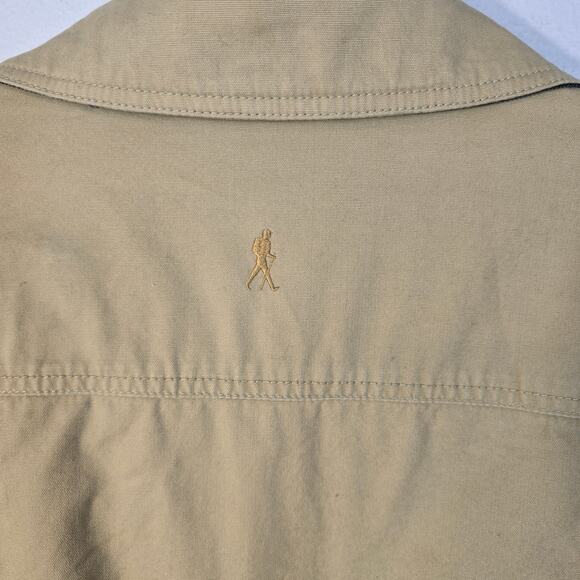 Royal Robbins Coat Men's XL Tan Canvas Fleece Lined Chore Outdoors Field Casual - Picture 6 of 11